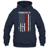 Patriotic Promoted To Godmother 2026 First Time New Godmother Shirt & Hoodie | siriusteestore