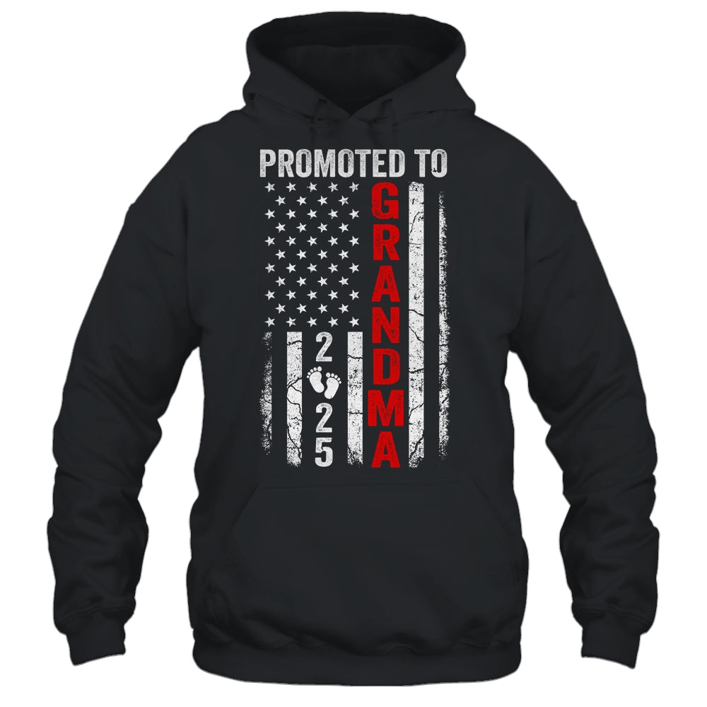 Patriotic Promoted To Grandma 2025 First Time New Grandma Shirt & Tank Top | siriusteestore