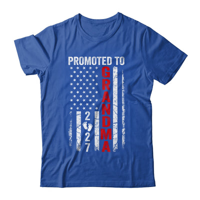 Patriotic Promoted To Grandma 2027 First Time New Grandma Shirt & Hoodie | siriusteestore