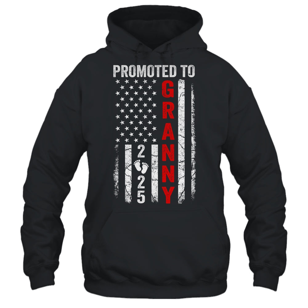 Patriotic Promoted To Granny 2025 First Time New Granny Shirt & Tank Top | siriusteestore
