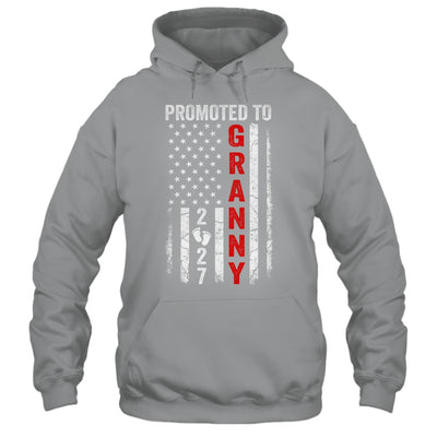 Patriotic Promoted To Granny 2027 First Time New Granny Shirt & Hoodie | siriusteestore