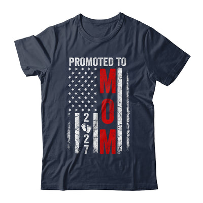 Patriotic Promoted To Mom 2027 First Time New Mommy Shirt & Hoodie | siriusteestore