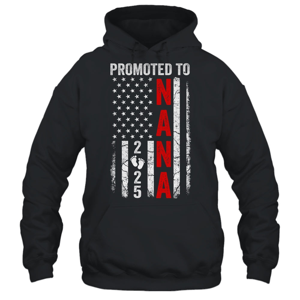 Patriotic Promoted To Nana 2025 First Time New Nana Shirt & Tank Top | siriusteestore