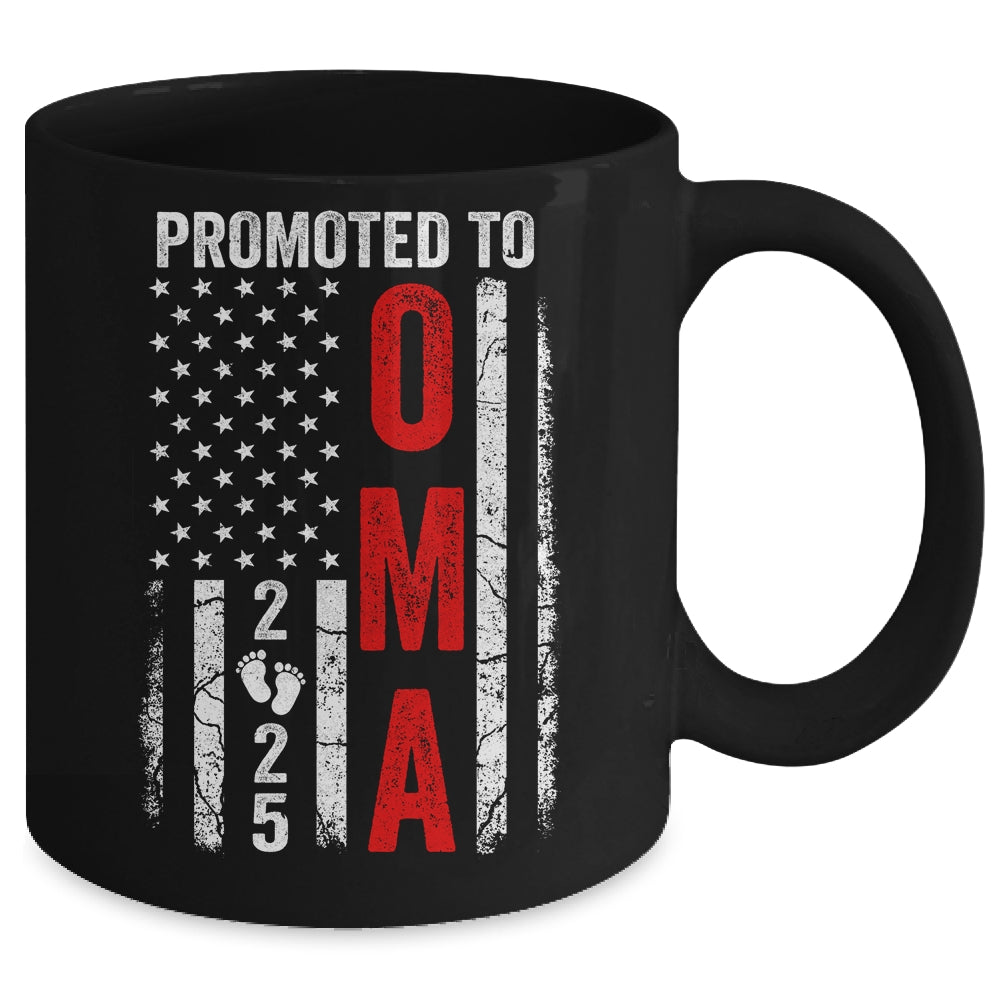 Patriotic Promoted To Oma 2025 First Time New Oma Mug | siriusteestore