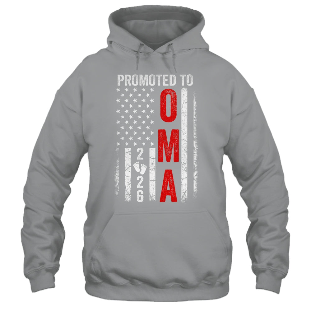 Patriotic Promoted To Oma 2026 First Time New Oma Shirt & Hoodie | siriusteestore
