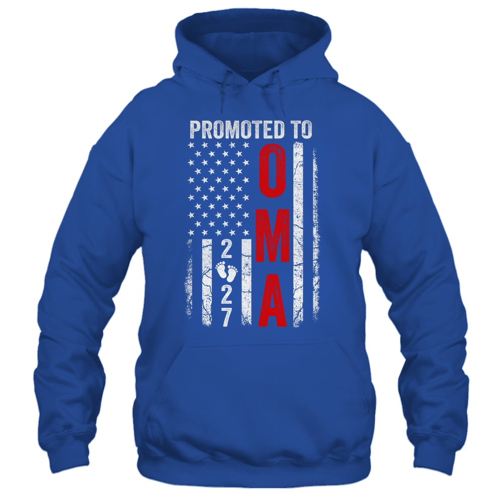 Patriotic Promoted To Oma 2027 First Time New Oma Shirt & Hoodie | siriusteestore