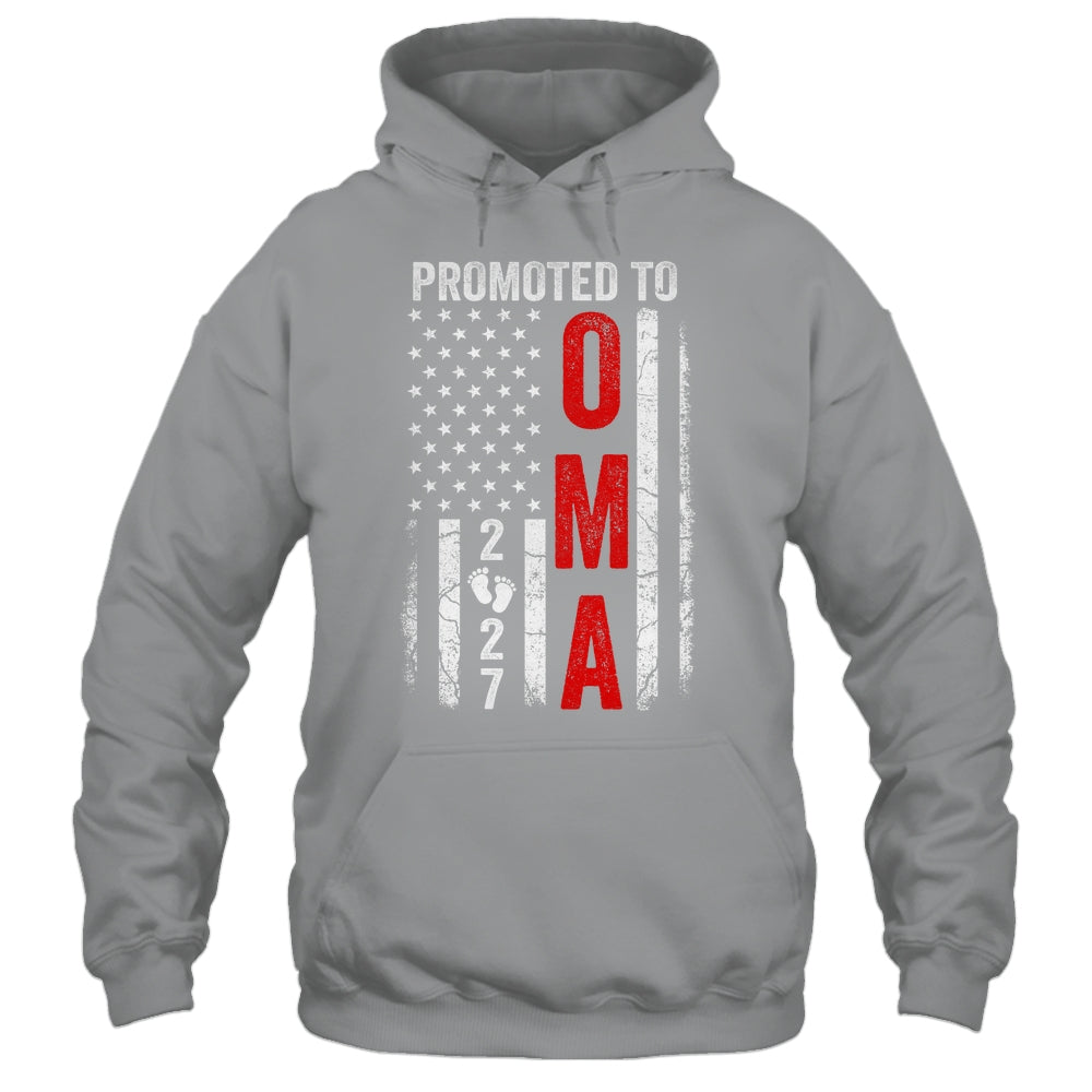Patriotic Promoted To Oma 2027 First Time New Oma Shirt & Hoodie | siriusteestore