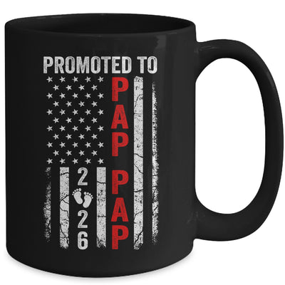 Patriotic Promoted To Pap Pap 2026 First Time New Pap Pap Mug | siriusteestore