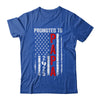 Patriotic Promoted To Papa 2025 First Time New Papa Shirt & Hoodie | siriusteestore