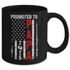 Patriotic Promoted To Papa 2025 First Time New Papa Mug | siriusteestore