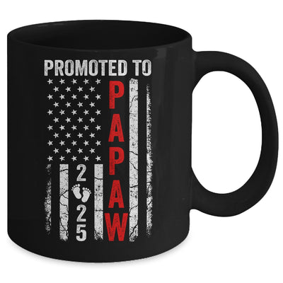 Patriotic Promoted To Papaw 2025 First Time New Papaw Mug | siriusteestore