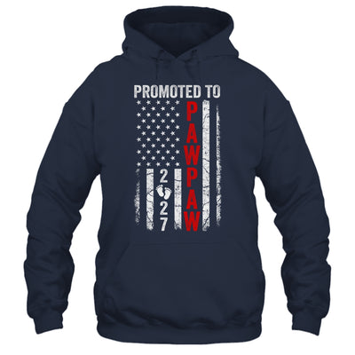 Patriotic Promoted To Pawpaw 2027 First Time New Pawpaw Shirt & Hoodie | siriusteestore