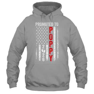 Patriotic Promoted To Poppy 2026 First Time New Poppy Shirt & Hoodie | siriusteestore