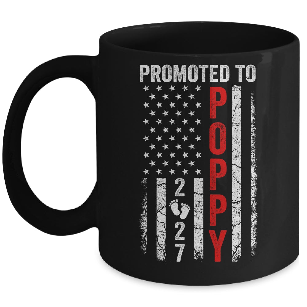 Patriotic Promoted To Poppy 2027 First Time New Poppy Mug | siriusteestore