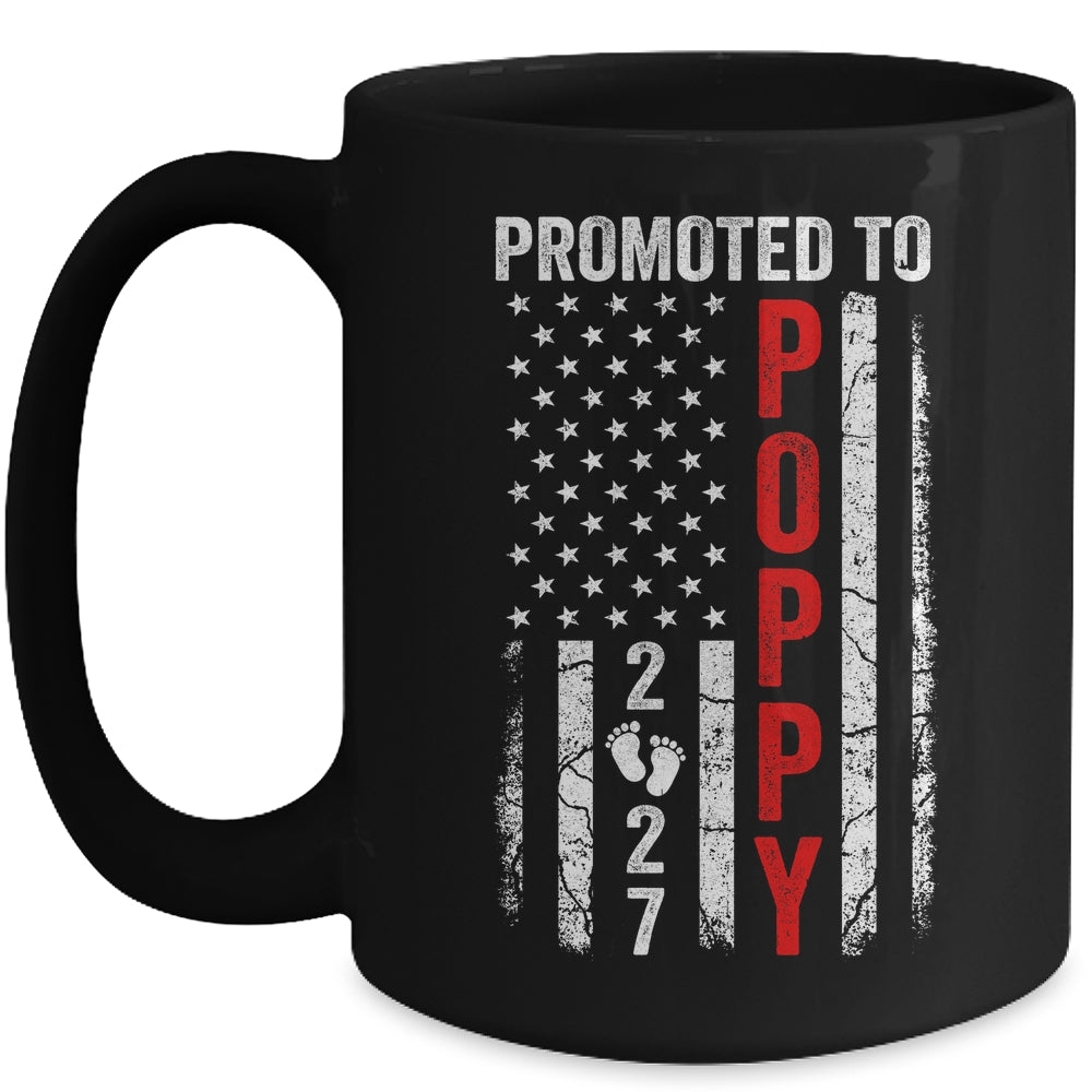 Patriotic Promoted To Poppy 2027 First Time New Poppy Mug | siriusteestore