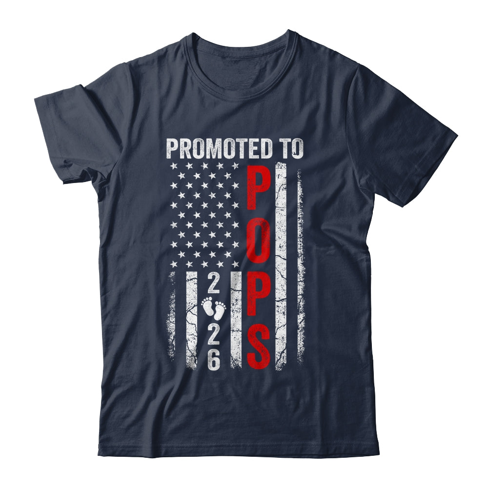 Patriotic Promoted To Pops 2026 First Time New Pops Shirt & Hoodie | siriusteestore