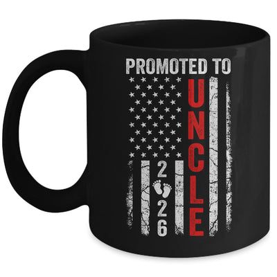 Patriotic Promoted To Uncle 2026 First Time New Uncle Mug | siriusteestore