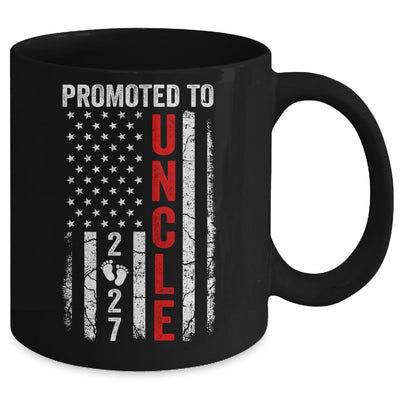 Patriotic Promoted To Uncle 2027 First Time New Uncle Mug | siriusteestore