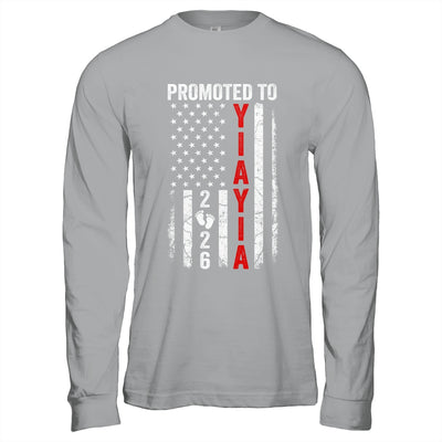 Patriotic Promoted To Yiayia 2026 First Time New Yiayia Shirt & Hoodie | siriusteestore