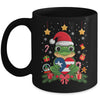 Patriotic Puerto Rico Flag Frog Tree Christmas Puero Rican Mug | siriusteestore