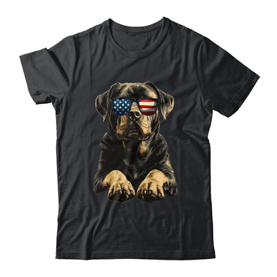 Patriotic Rottweiler Dog USA Flag 4th Of July Shirt & Tank Top | siriusteestore