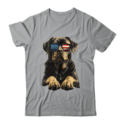 Patriotic Rottweiler Dog USA Flag 4th Of July Shirt & Tank Top | siriusteestore