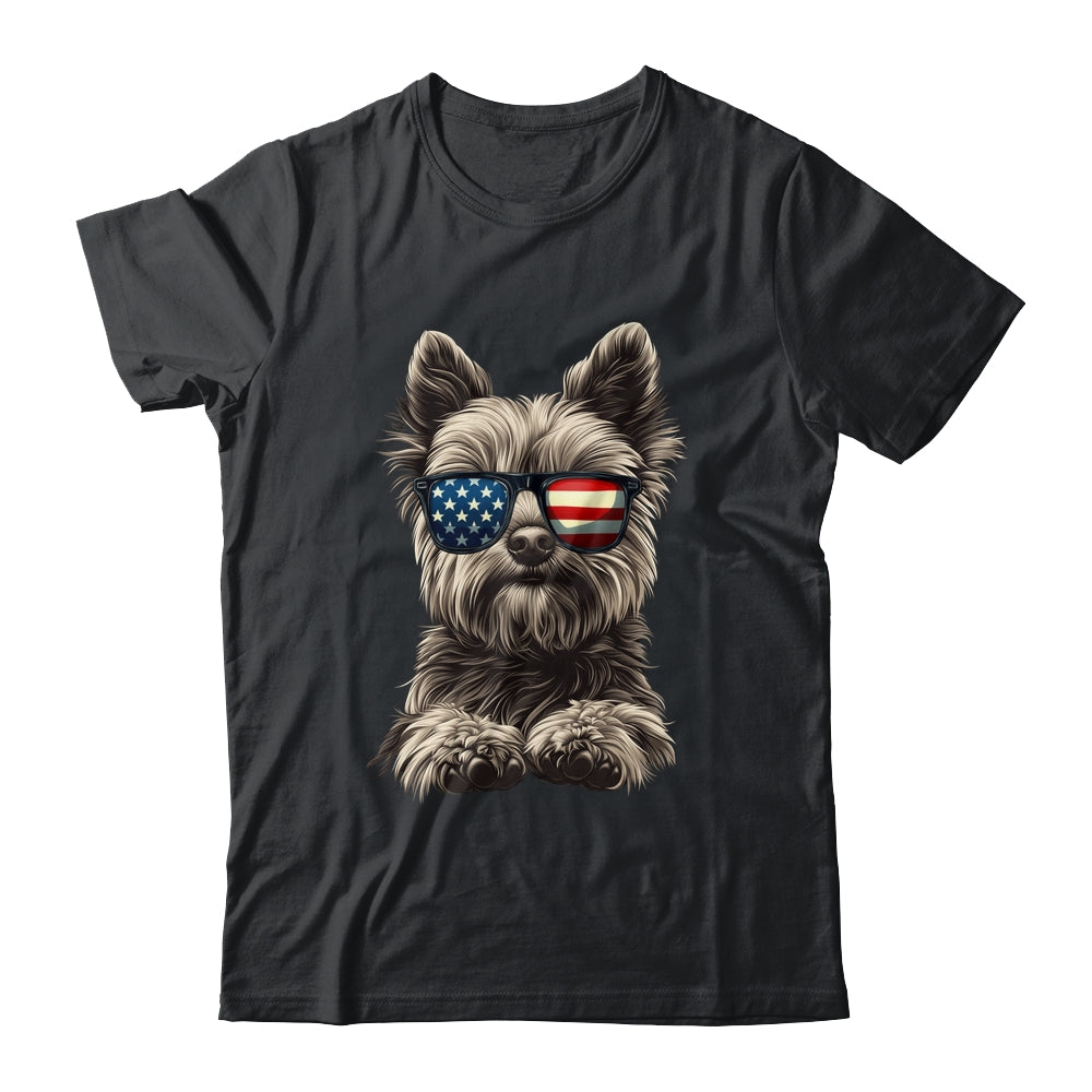 Patriotic Yorkshire Terrier Dog USA Flag 4th Of July Shirt & Tank Top | siriusteestore