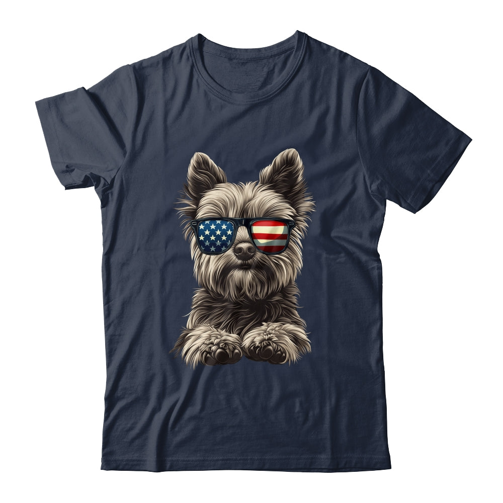 Patriotic Yorkshire Terrier Dog USA Flag 4th Of July Shirt & Tank Top | siriusteestore