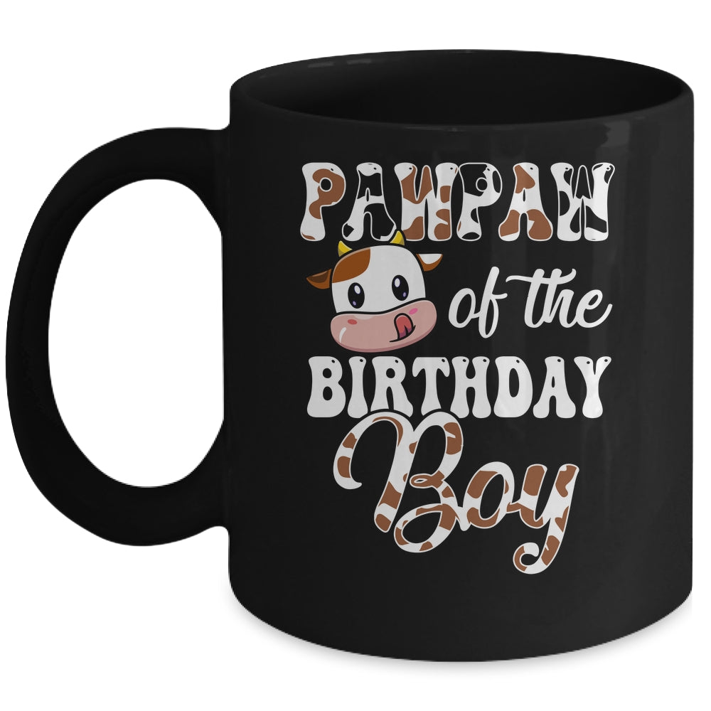Pawpaw Of The Birthday Boy Cow Farm 1st Birthday Boy Mug | siriusteestore