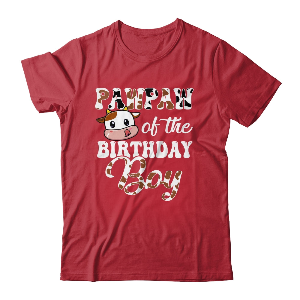 Pawpaw Of The Birthday Boy Cow Farm 1st Birthday Boy Shirt & Hoodie | siriusteestore