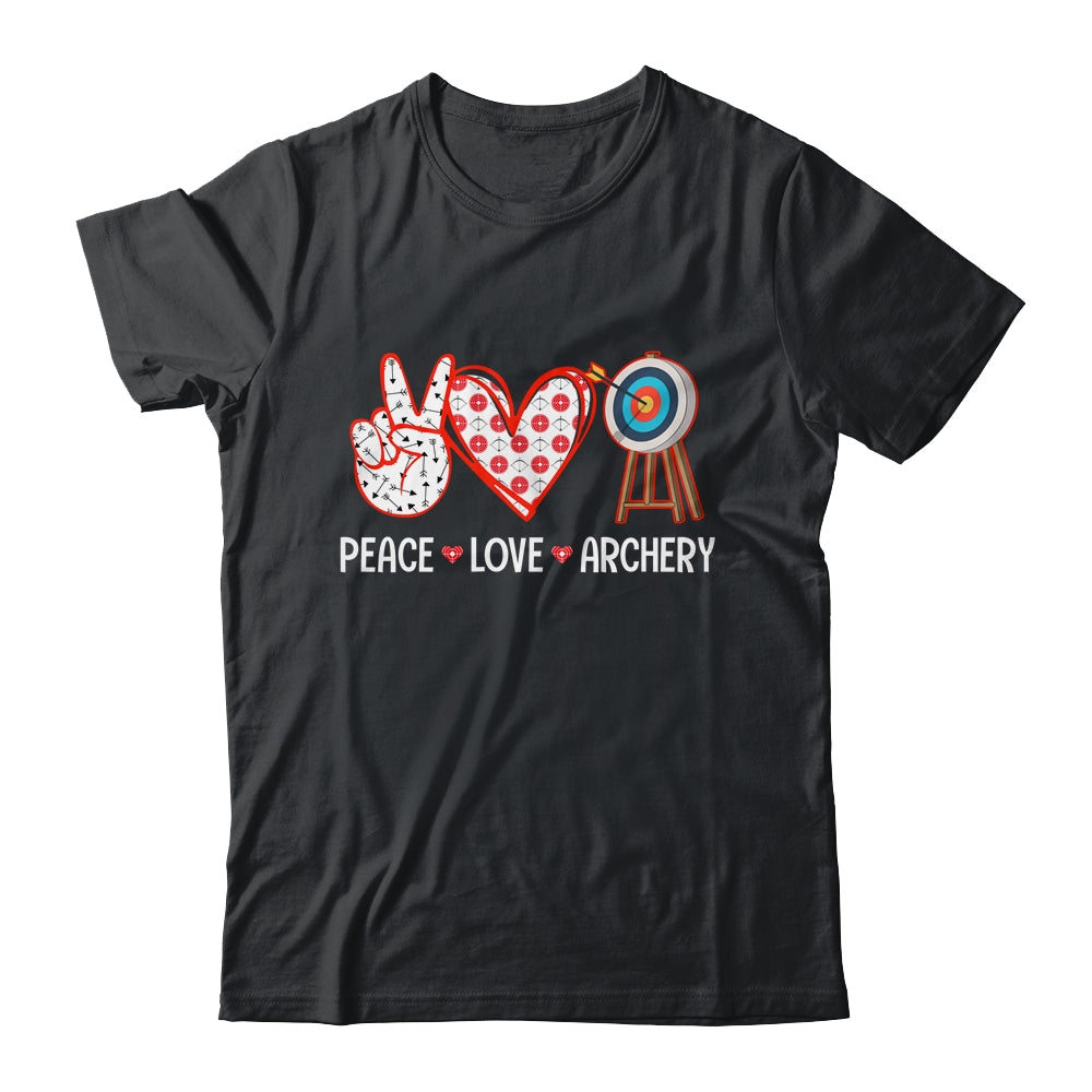 Peace Love Archery Target Men Women Girls Archers Design Shirt & Tank Top | siriusteestore