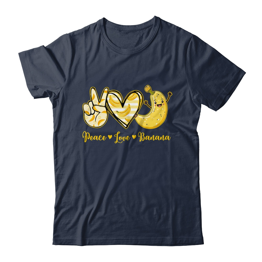 Peace Love Bananas Fresh Banana Fruit Lover Men Women Kids Shirt & Tank Top | siriusteestore