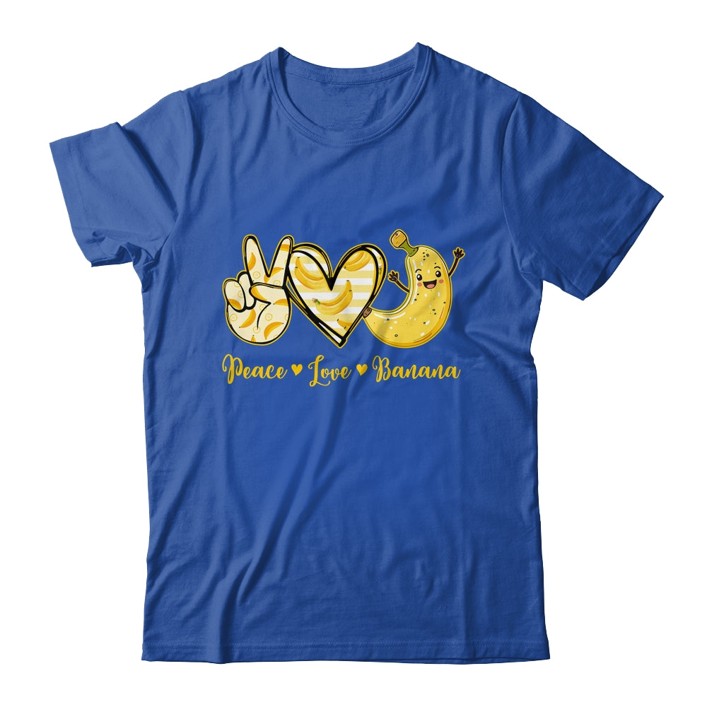 Peace Love Bananas Fresh Banana Fruit Lover Men Women Kids Shirt & Tank Top | siriusteestore