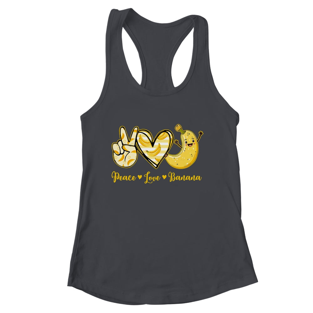 Peace Love Bananas Fresh Banana Fruit Lover Men Women Kids Shirt & Tank Top | siriusteestore