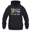 Peace Love Bingo Funny Lucky Bingo Lover Gambling For Women Shirt & Tank Top | siriusteestore