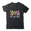 Peace Love Bingo Funny Lucky Design Bingo Gnome Lover Women Shirt & Tank Top | siriusteestore