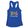 Peace Love Bingo Funny Lucky Design Bingo Gnome Lover Women Shirt & Tank Top | siriusteestore