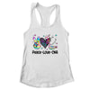 Peace Love CNA Leopard Heart Stethoscope Nursing Nurse Week Shirt & Tank Top | siriusteestore