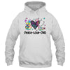 Peace Love CNA Leopard Heart Stethoscope Nursing Nurse Week Shirt & Tank Top | siriusteestore