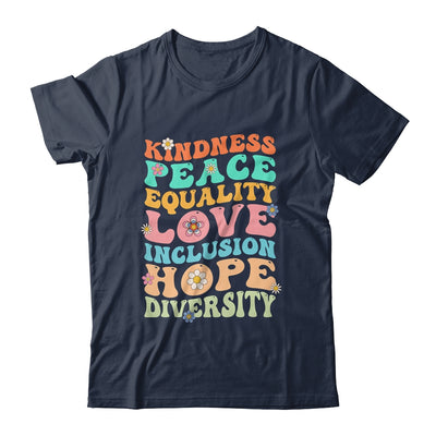 Peace Love Diversity Inclusion Hope Diversity  Groovy Shirt & Hoodie | siriusteestore