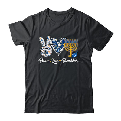 Peace Love Hanukkah Retro Chanukah Jewish Men Women Shirt & Sweatshirt | siriusteestore