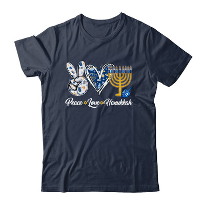 Peace Love Hanukkah Retro Chanukah Jewish Men Women Shirt & Sweatshirt | siriusteestore