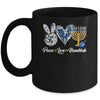 Peace Love Hanukkah Retro Chanukah Jewish Men Women Mug | siriusteestore