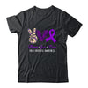 Peace Love Hope Purple Ribbon Drug Overdose Awareness Month Shirt & Tank Top | siriusteestore