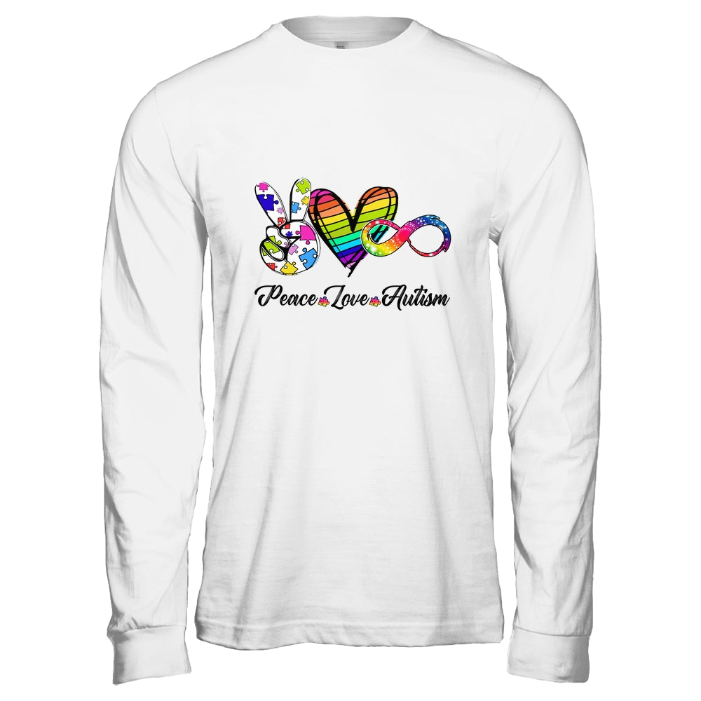 Peace Love Infinity Symbol Cute Autism Awareness Shirt & Hoodie | siriusteestore