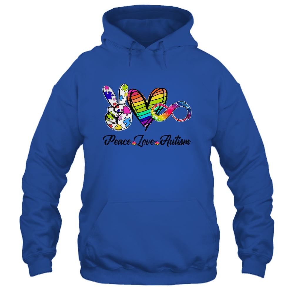 Peace Love Infinity Symbol Cute Autism Awareness Shirt & Hoodie | siriusteestore
