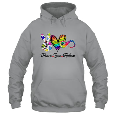 Peace Love Infinity Symbol Cute Autism Awareness Shirt & Hoodie | siriusteestore