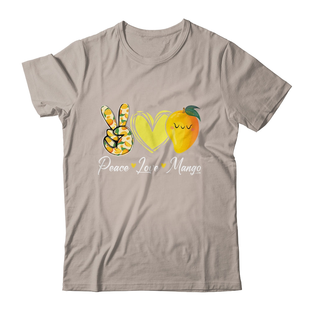 Peace Love Mango Retro Mango Lover Fruit Lover Design Women Shirt & Tank Top | siriusteestore