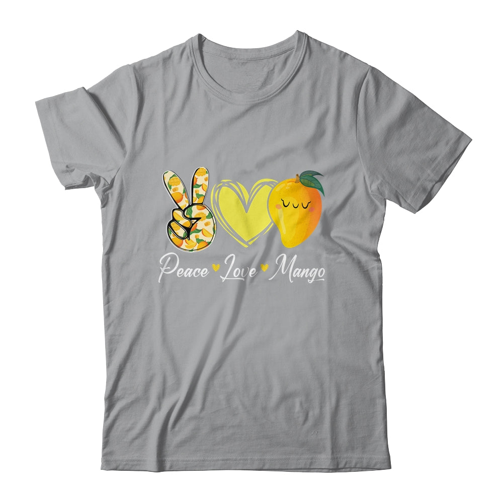 Peace Love Mango Retro Mango Lover Fruit Lover Design Women Shirt & Tank Top | siriusteestore