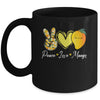 Peace Love Mango Retro Mango Lover Fruit Lover Design Women Mug | siriusteestore